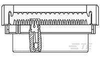 Diagram zipsového mechanizmu znázorňujúci mechanizmus a ozubenie posuvníka.