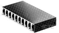 Kovový sieťový prepínač so štruktúrovaným dizajnom a viacerými ethernetovými portami určený na prepájanie počítačov v počítačovej sieti.