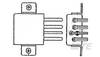 TE Connectivity FCA-125-HX3 Package, 1 ks