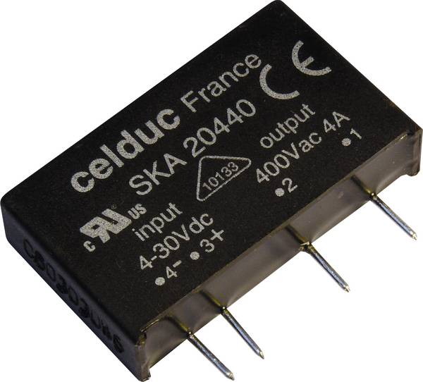 Celduc polovodičové relé  SKA20421 5 A Spínacie napätie (max.): 275 V/AC, 275 V/DC náhodný spínač 1 ks