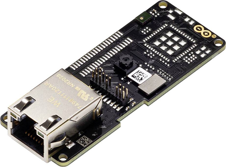 Sieťová karta s ethernetovým rozhraním a malými elektronickými súčiastkami, vhodná pre pripojenie a komunikáciu v počítačových sieťach.