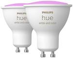 Philips Hue White & Col. Amb. Dvojbalenie GU10 2x230lm