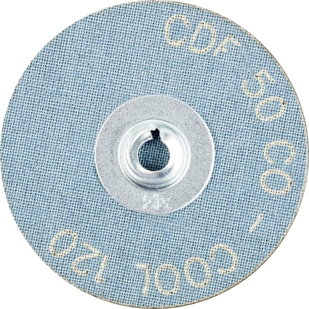 Okrúhly modrý brúsny kotúč s nápisom 'CDF 50 CO', 'COOL 120'.