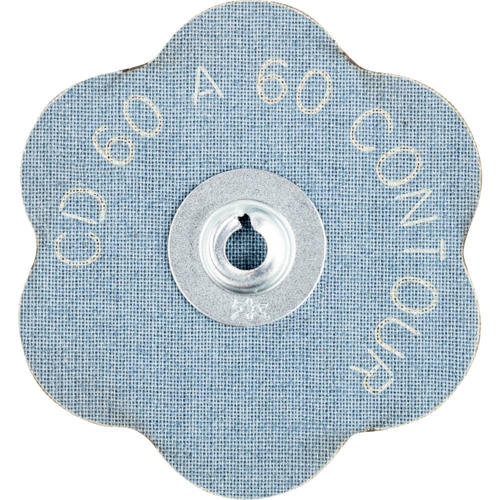 Guľatý CD disk s modrou textúrou, označený nápisom 'CD 60 A 60 CONTOUR'.