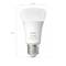 Philips Hue LED žiarovka, biela a farebná, s výškou 110 mm a priemerom 60 mm.