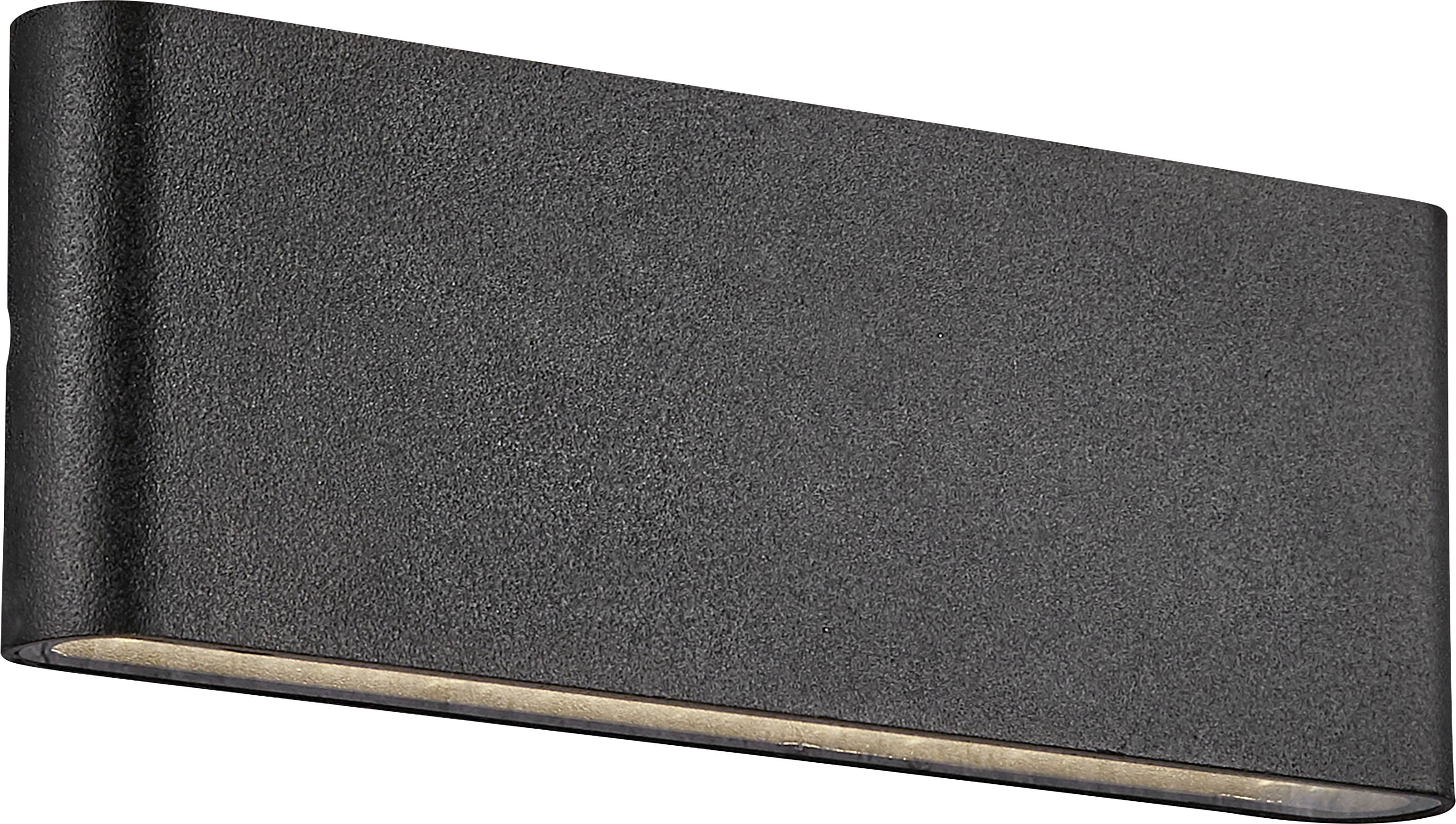 Nordlux Kniver 2118181003 Udendørs vægbelysning LED (RGB) LED indbygget 10.00 W Sort