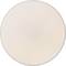 Jednoduchý, kruhovitý, svetlý béžový odtieň bez vzoru alebo ďalších detailov.