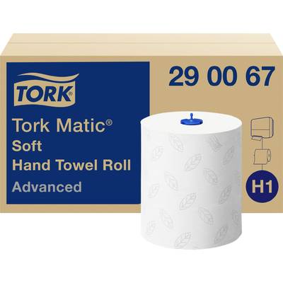 TORK 290067 Matic® papierové utierky, skladané (d x š) 150 m x 21 cm biela  N/A 900 m