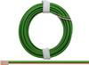Donau Elektronik 318-5 opletenie / lanko 3 x 0.14 mm² zelená, hnedá, biela 5 m