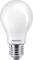 LED žiarovka Philips na bielom pozadí; energeticky úsporná, moderného dizajnu.