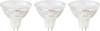 Sygonix SY-4893258 LED En.trieda 2021 E (A - G) GU5.3 3.4 W = 35 W teplá biela (Ø x v) 50 mm x 44 mm 3 ks