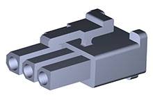 Molex zásuvkové púzdro na kábel Počet pólov 3 Raster (rozteč): 4.8 mm 15311032 1 ks Bag