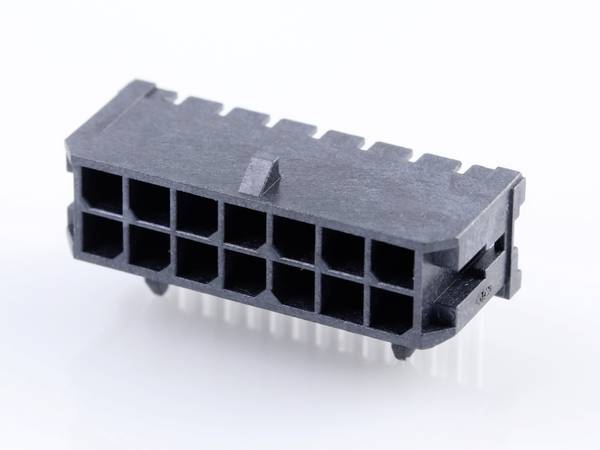 Molex vstavaná pinová lišta (štandardná)  Počet pólov 14 Raster (rozteč): 3 mm 430451400 1 ks Tray