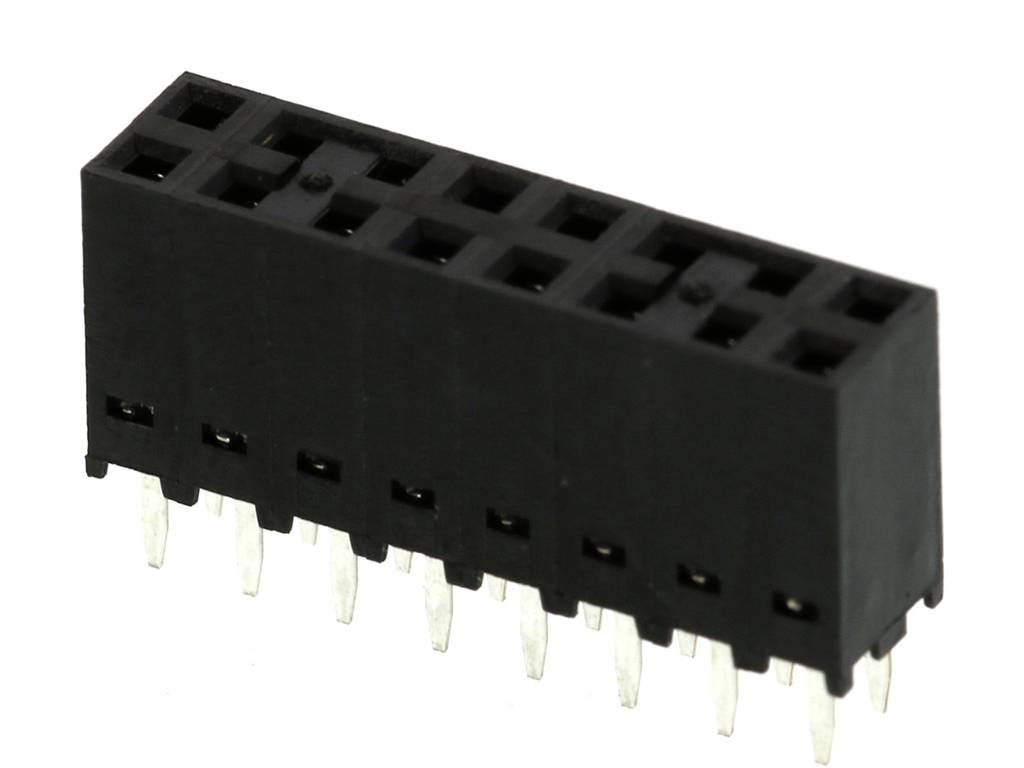 Molex vstavaná zásuvková lišta (štandardná) Počet pólov 16 Raster (rozteč): 2.54 mm 901512116 1 ks Tube