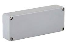 Molex MWE Industrial Solution 936040081 Universele behuizing 100 x 70 x 45 Aluminium spuitgietwerk Poedercoating Grijs (RAL 7001) 1 stuk(s) afbeelding 1