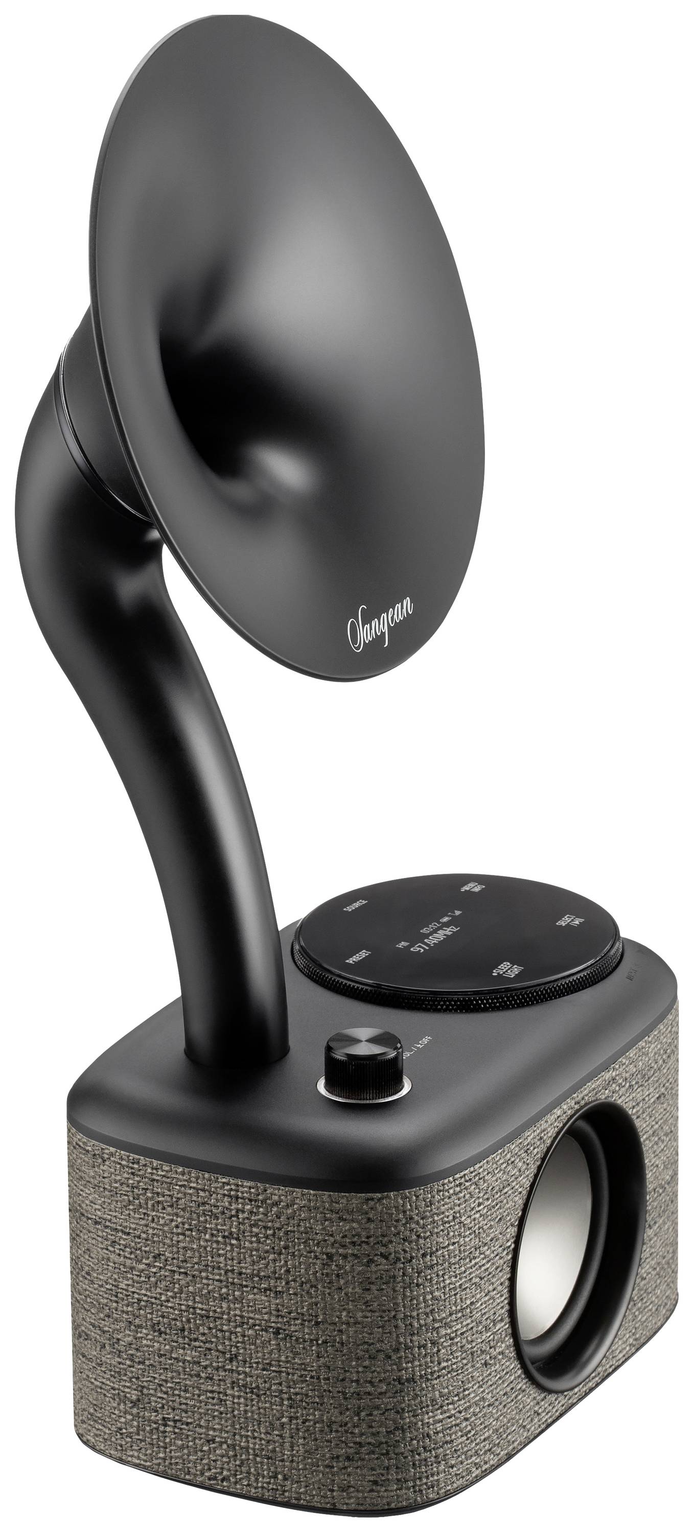 Sangean CP-100D Gramophone A500472 stolný rádio, DAB+, FM, AUX, Bluetooth, USB, dotykový displej, možné znovu nabíjať, s-2