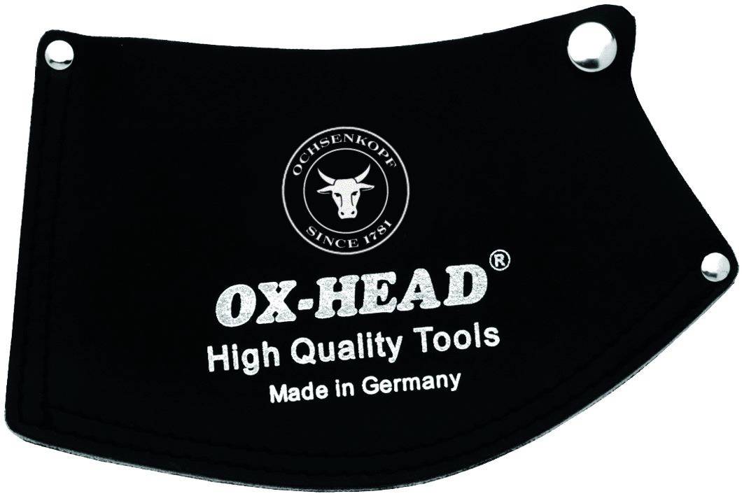 Čierne ochranné puzdro s nápisom 'OX-HEAD High Quality Tools Made in Germany' a logom hlavy býka.