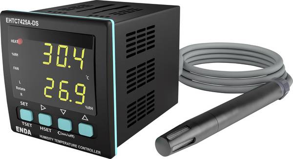 Enda EHTC7425A-DS-230 2-bodové a PID regulátor univerzálny regulátor 0 do +50 °C relé 10 A (š x v) 72 mm x 72 mm