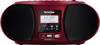 TechniSat DIGITRADIO 1990 0003/3952 CD-rádio, DAB+, FM, AUX, Bluetooth, CD, USB, s USB nabíjačkou, funkcia alarmu, červená