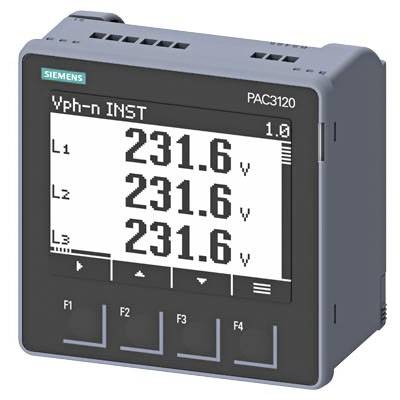 Siemens 7KM3120-0BA01-1DA0 digitálny panelový merač, SENTRON, merací prístroj, 7KM PAC3120, 7KM31200BA011DA0