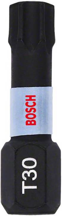 Držiak bitov Bosch, čierny, s nápisom 'T30'.