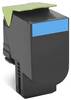 Lexmark toner 702HC 70C2HCE originál zelenomodrá 3000 Seiten