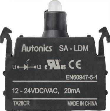 TRU COMPONENTS SA-LDM LED element   biela  12 V, 24 V 1 ks