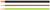 Tri elektrické vodiče: Hore čierny, v strede hnedý, dole zeleno-žlto pruhovaný.