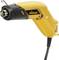 Žltý teplovzdušný fén značky 'Wagner' s čiernou rukoväťou a káblom. Vhodný pre domáce majstrovanie a odstraňovanie farby.