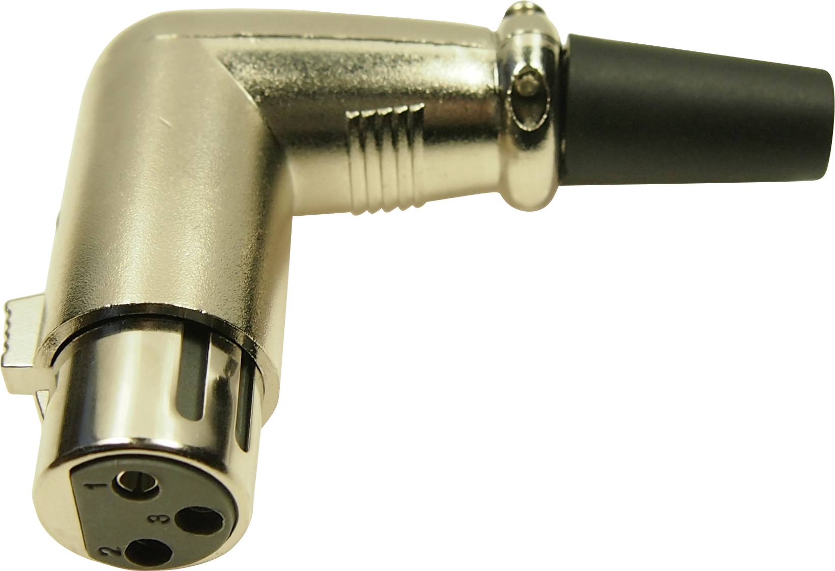 Cliff FC60953N XLR konektor Pólov: 3 zlatá, čierna 1 ks