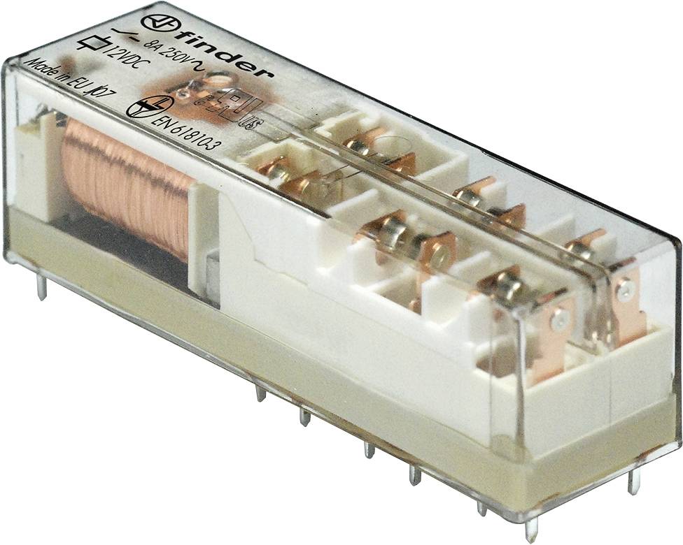 Finder 50.16.9.024.5510 Relè per PCB 24 V/DC 8 A 1 NC, 5 NA 1 pz.