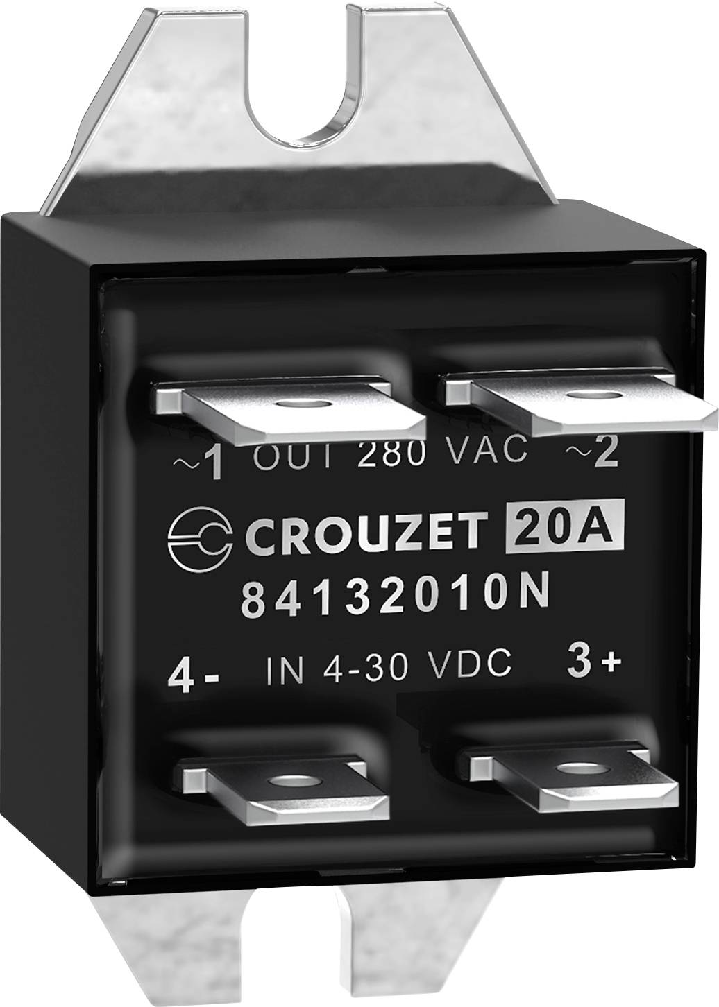 Crouzet polovodičové relé 84132010N 20 A Spínacie napätie (max.): 280 V/AC špeciálna prechodová nula 1 ks