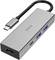 USB-C adaptér od Hamy s HDMI výstupom a dvoma USB 3.0 portmi, vhodný na prepájanie zariadení s rôznymi rozhraniami.