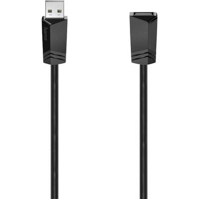 Čierne predlžovacie USB káble s mužským a ženským konektorom, vhodné pre pripojenie USB zariadení.