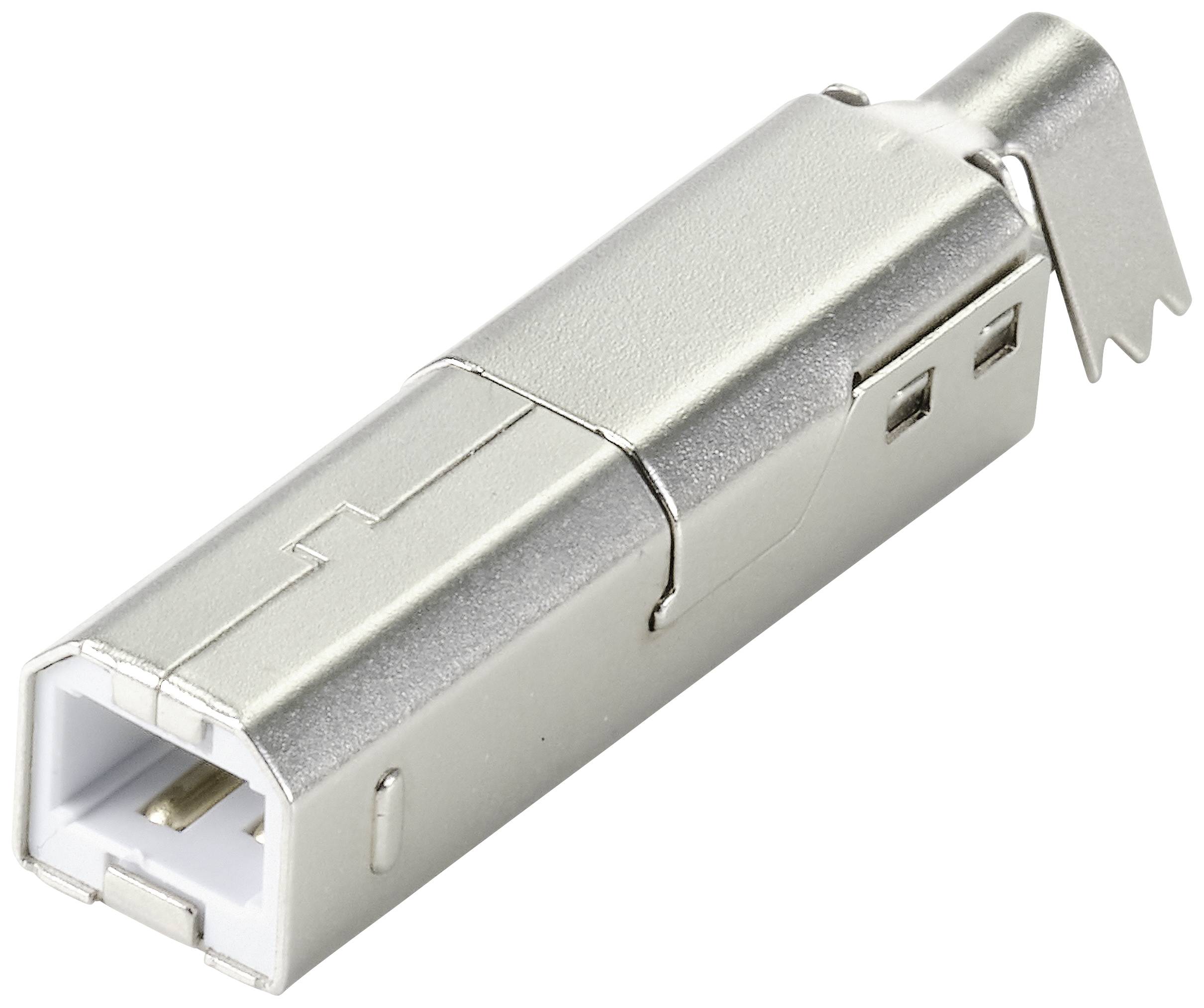Kovový RJ45 konektor pre ethernetové káblové pripojenia, robustný a odolný, vhodný pre profesionálne sieťové inštalácie.