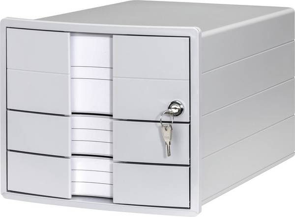 HAN IMPULS 1018-11 box so zásuvkami sivá DIN A4, DIN C4 Počet zásuviek: 3