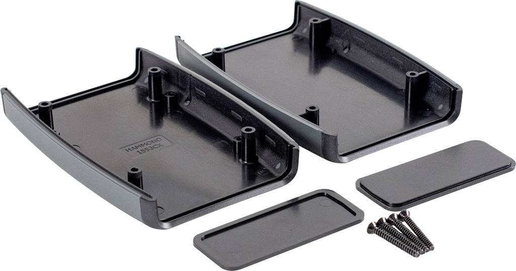 Hammond Electronics 1553CXBK Handbehuizing 117 x 79 x 33 ABS Zwart 1 stuk(s) afbeelding