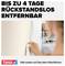 Jedna ruka opatrne odstraňuje lepiacu pásku z múru. Text: 'Až 4 dni bez zanechania zvyškov'. Dole je napísané 'tesa'.