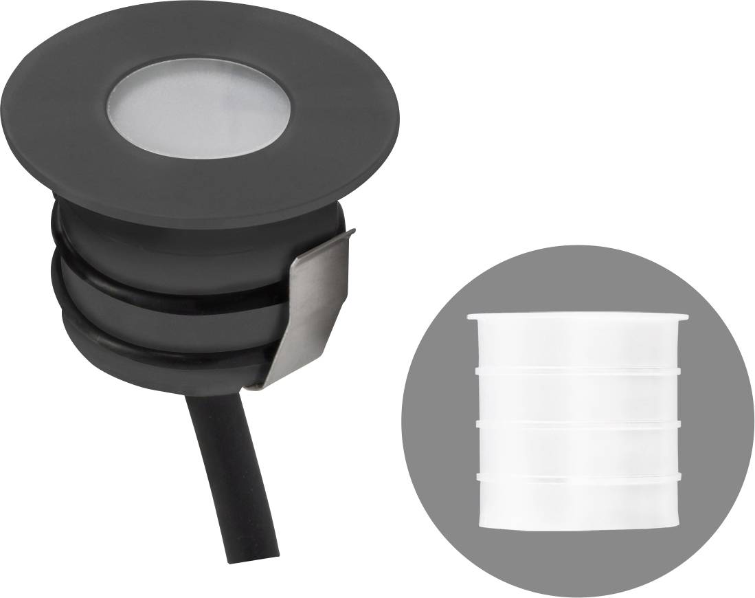 EVN EVN Lichttechnik 441520A Gulvindbygningsbelysning LED (RGB) 0.6 W Antracit