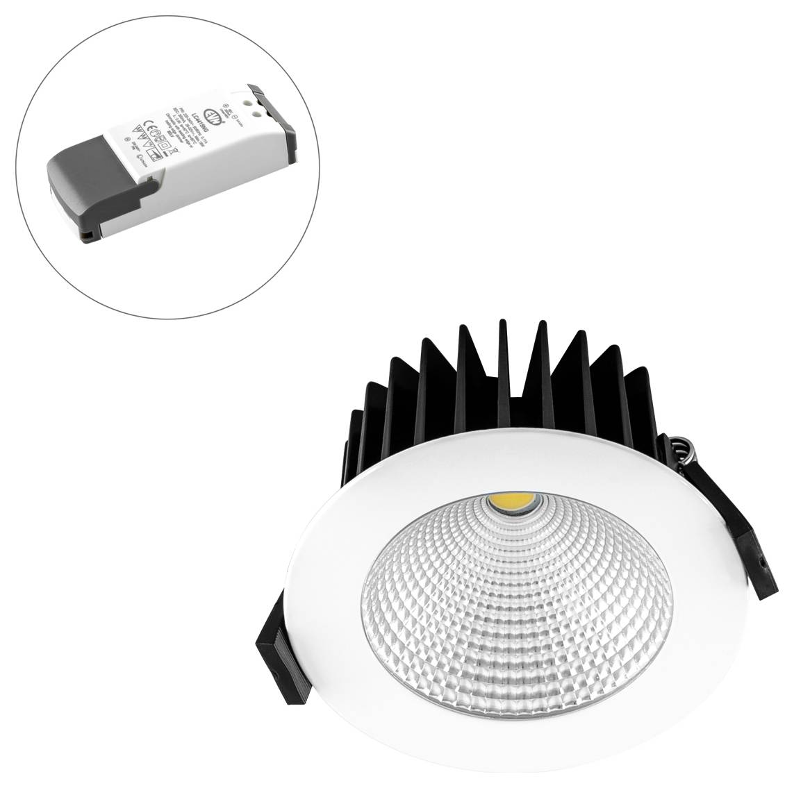 EVN LC44150102 LC44150102 LED vstavané svetlo LED pevne zabudované LED osvetlenie 15 W biela-1