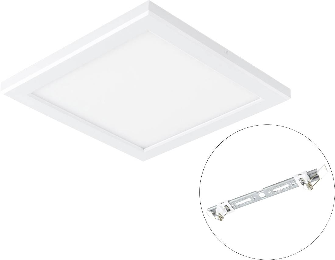 EVN LPQV220125 LPQV220125 LED-inbouwlamp LED LED vast ingebouwd 18 W Wit