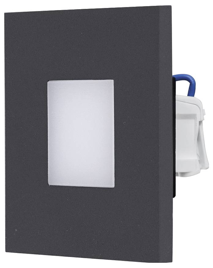 EVN LQ41802A LQ41802A LED vstavané nástenné svietidlo LED pevne zabudované LED osvetlenie 1.8 W antracitová-1