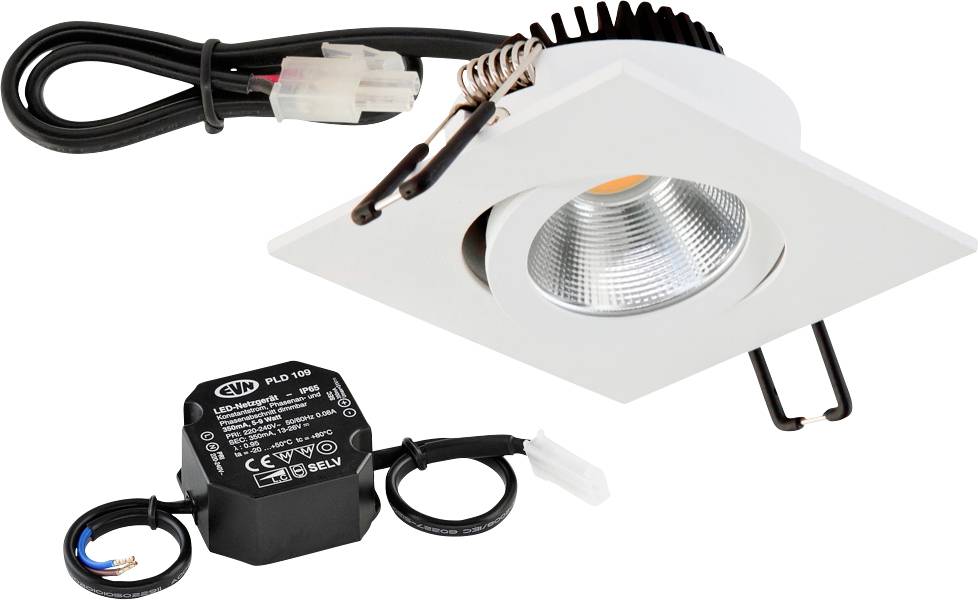 EVN PC24N90140 PC24N90140 LED-inbouwlamp LED LED vast ingebouwd 8.4 W Wit