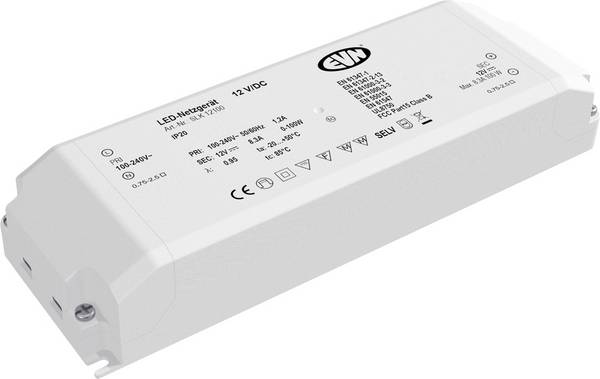 EVN SLK12100 napájací zdroj pre LED  konštantné napätie 100 W  12 V ochrana proti prepätiu