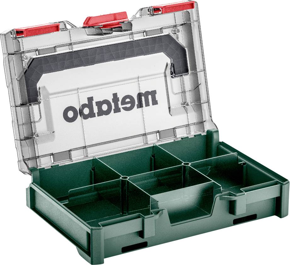 Metabo 626896000 metaBOX 63 XS Verktygslåda ABS Grön, Transparent