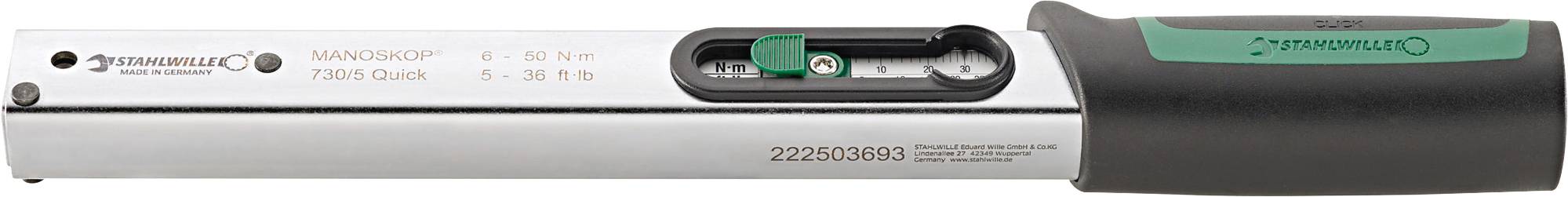 Stahlwille 730/5 QUICK 50184005 Chiave dinamometrica 6 - 50 Nm