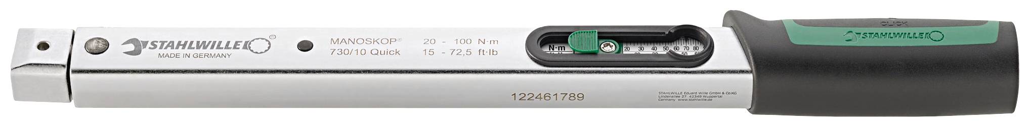 Stahlwille 730/10 QUICK 50184010 Chiave dinamometrica Calibrato (ISO) 20 - 100 Nm