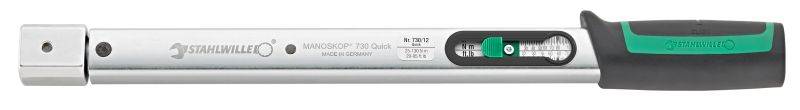 Stahlwille 730A/12 QUICK 50584012 Momentsleutel Kalibratie (ISO) 25 - 130 Nm