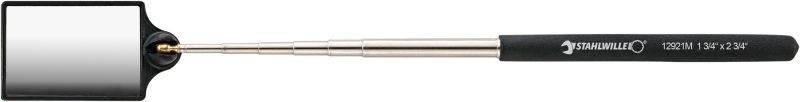 Stahlwille 12921 M 1 3/4 ZOLL / 45MM TELESKOPSPIEGEL. ECKIG Specchio da ispezione estensibile Dimensione specchio: (L x A) 70 mm x 45 mm