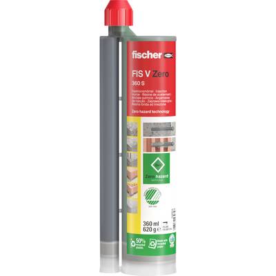 Fischer FIS V Zero 360 S lepidlo v tubuske, nulový injekčný malta pre kotvy, označená 360 ml a 620 g.